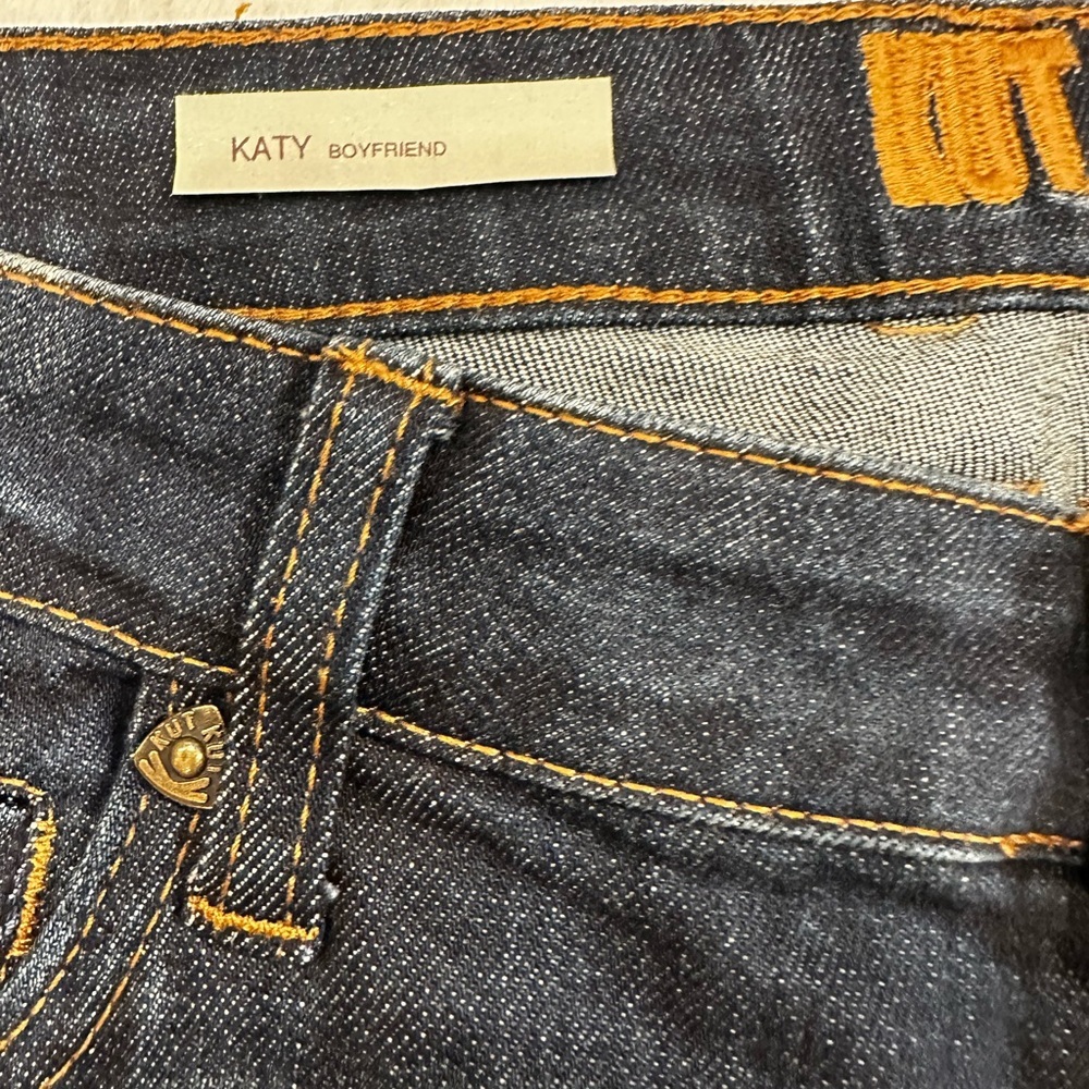 Kut from the Kloth Dark Blue Boyfriend Jeans - Picture 6 of 12